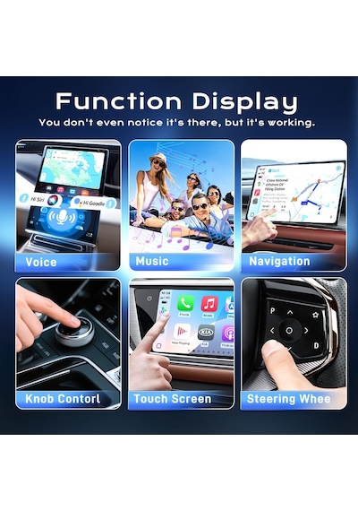 Kablosuz Carplay Adaptörü Carlinkit Mını Ultra3 Tak Ve Çalıştır Kablolu Carplay'i Wireles S Carpla Y Wired And