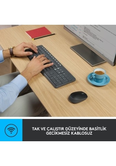 Logitech Mk235 Kablosuz Q Klavye Mouse