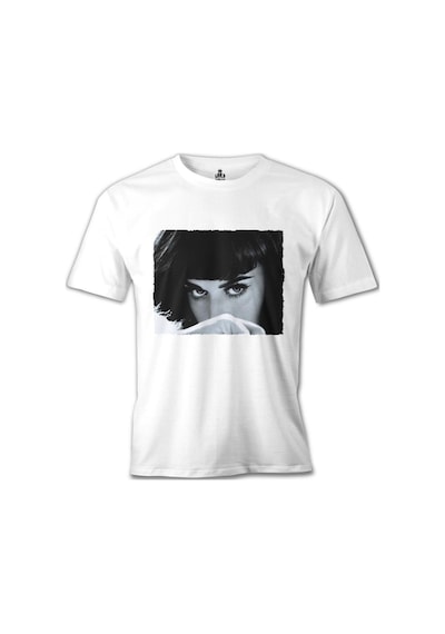 Katy Perry - It'S Black Beyaz Erkek Tshirt