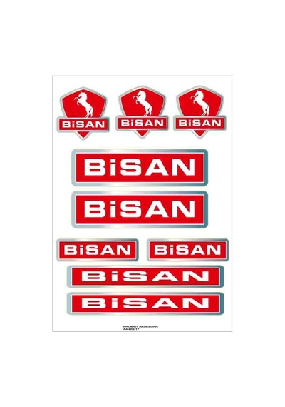 Bisan Bisiklet Sticker Seti Diğer