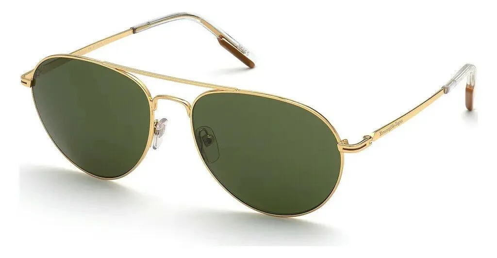 Ermenegildo Zegna Ez0175 30n 60 Erkek Güneş Gözlüğü Altın