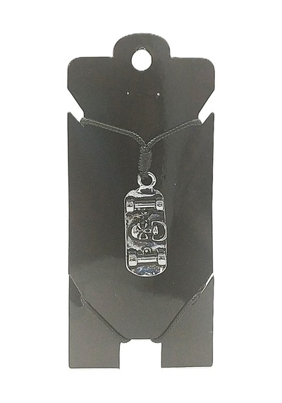 Kore İp Askılı Ve Krom Çelik Kaplamalı Unisex Tribal Kolye Kkrm-07 Gümüş9