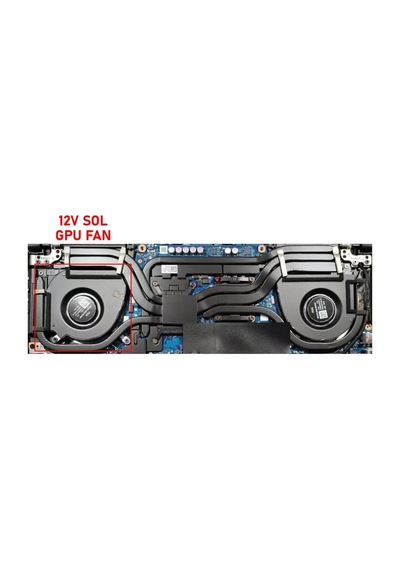 Asus Tuf Dash F15 Fx517z Serisi Notebook Gpu Fanı / Ver.2 R - 12v 75419067