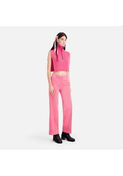 The Kooples Kadın Straıght Fıt Pembe Pantolon
