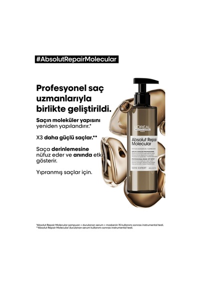 Paris Serie Expert Absolut Repair Molecular Yıpranmış Saçlar İçin Durulanan Serum 250ml
