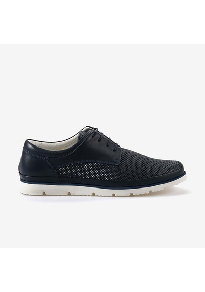 Kemal Tanca Hakiki Deri Erkek Spor & Sneaker Ayakkabı 18520 Lacivert