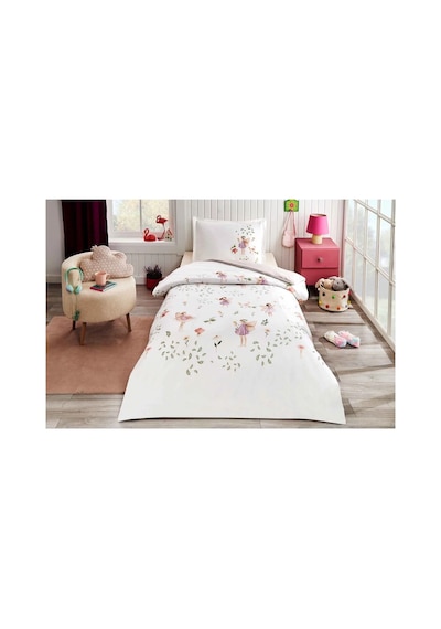 Özdilek Ranforce-fairy Blossom Pembe-tek Kişilik Çocuk Nev.takımı