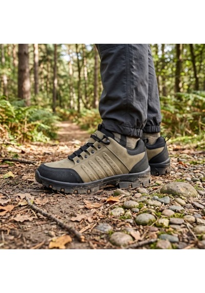 Black Flex Nature Walk Trekking Ayakkabı Kum 40-44