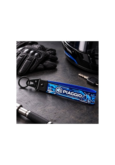 Pıaggıo Yeni Model 19 Cm Bez Motor Anahtarlık Kaliteli Oto-moto Aksesuar Çift Taraflı Baskı