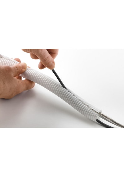 10 Metre 10mm Kablo Tesisat Gizleme Düzenleme Yarıklı Hortum