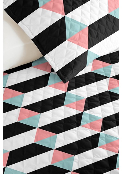 Geometrik Siyah Genç Odası Tek Kişilik Pike Takımı-modern Pembe Mint 160x220cm Kapitone Yatak Örtüsü Dokulu Sazlık Kıyımı Geometrik Siyah Genç Odası Tek Kişilik Pike Takımı-modern Pembe Mint 160x220cm Kapitone Yatak Örtüsü Dokulu Sazlık Kıyımı
