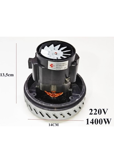 Artiko 1400W Rb50 Tekfan Badralı Süpürge Motoru-