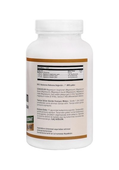 Ncs Magnesium (Magnezyum) Malat Glisinat Taurat 180 Tablet