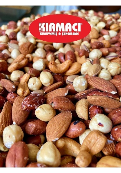 Karışık Kuruyemiş Badem Fındık Kaju Antep Fıstığı Yer Fıstığı 500 Gr, Dörtlü Çerez 500 Diğer