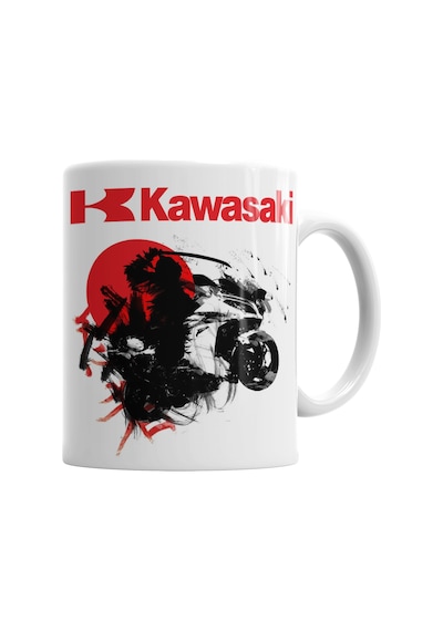 Kawasaki Ninja Japon Style Kupa Bardak Porselen Karışık