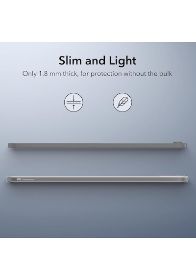 Apple Uyumlu iPad  Air 6 11 Inç 2024 M2 Çip Kılıf Silikon Koruyucu + Ekran Koruyucu + Kalem Kılıf