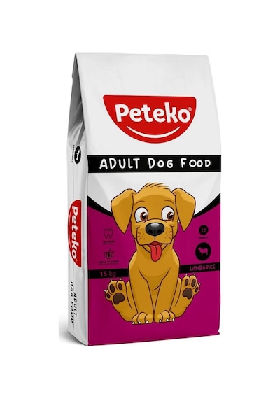 Peteko Kuzu Etli Yetişkin Köpek Maması 15 KG Peteko Kuzu Etli Yetişkin Köpek Maması 15 KG