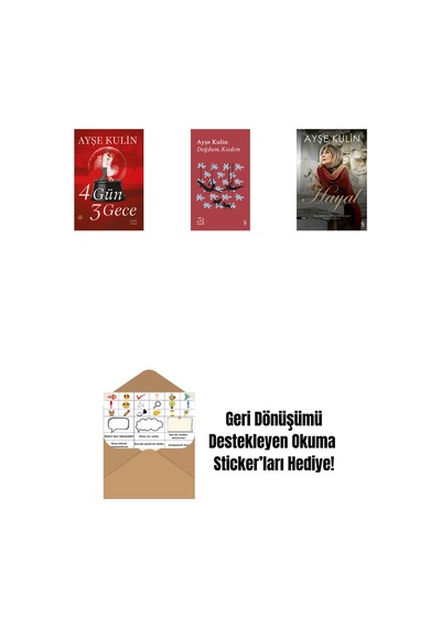4 Gün 3 Gece + Everest Açıkhava 19 - Doğdum. Kızdım + Hayal + Okuma Sticker'ları