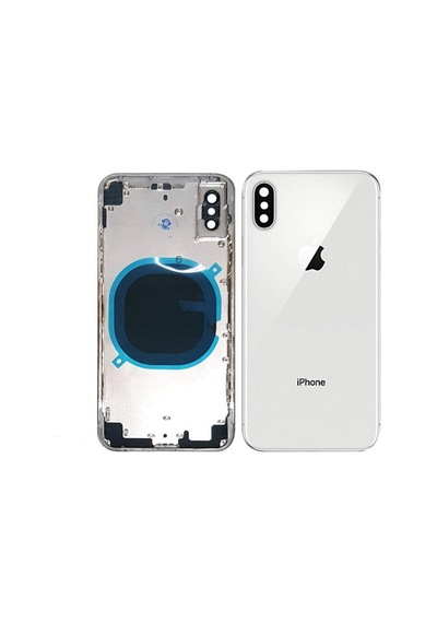 Apple Uyumlu iPhone X Boş Kasa Beyaz Renk