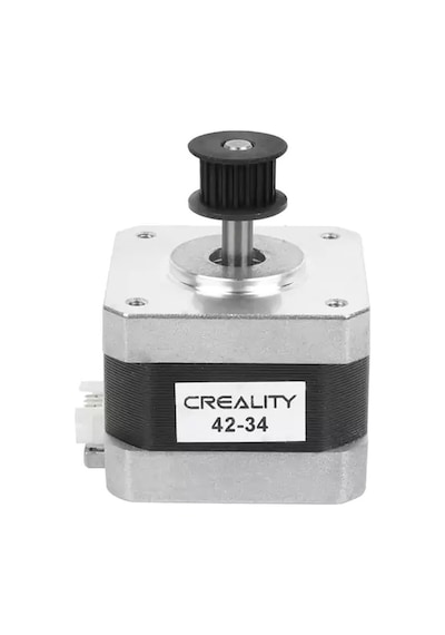 Creality Uzun Şaft Ve Kasnaklı 42-34 Step Motor
