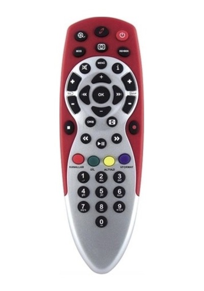 Digitürk Hd Kirmizi Uydu Alıcı Kumandası