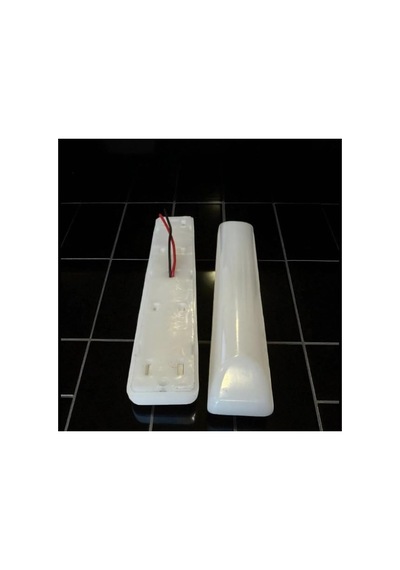 50'li Paket 20 Cm Oval Taban Led Modül - 12v Beyaz Işık 10 Parça Siyah