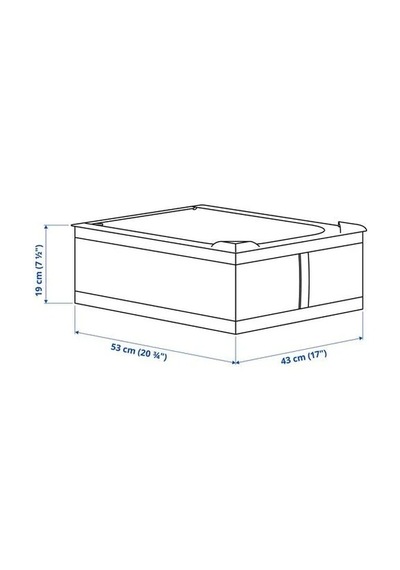 Sumuhome Skubb Hurç Saklama Kutusu Beyaz 43x53x19 Beyaz