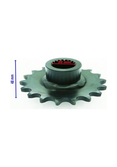 ATV ÖN DİŞLİ 428-18T İÇ 20XUZUNLUK 48XM ÖM