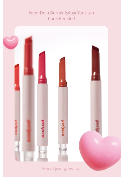 Peripera Heart Jam Glow Yoğun Nemlendirici Parlak Bitişli Balm 3 Grapefruit Crush