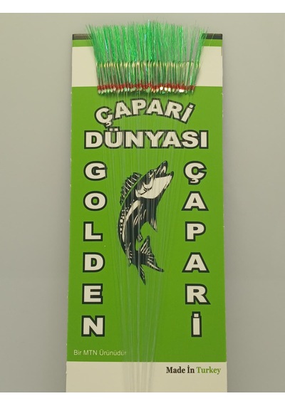 Golden 50 İğneli İstavrit Kösteği 9 No Beyaz İğne -0,18 Mm -0,20 Mm Köstek Fıstık Yeşil