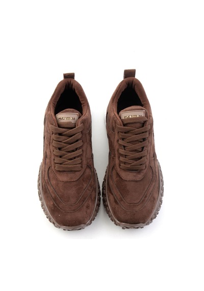 Bambi Kahve Süet Kadın Sneaker K01313004172