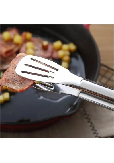 Maşa Paslanmaz Barbekü Maşası - 25 Cm Mutfak Ekmek Maşası