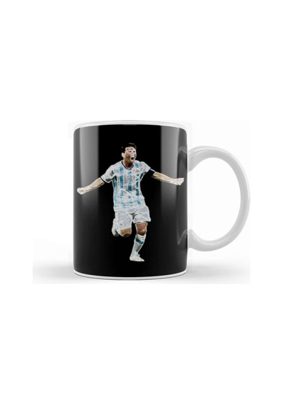 Lionel Messi Argentina Champion Kupa Bardak Porselen Karışık