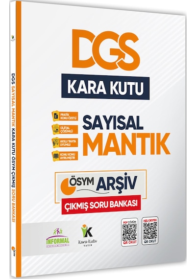 DGSnin Kara Kutusu Sayısal Paket Set Konu Özetli Dijital Çözümlü ÖSYM Arşiv Çıkmış Soru Bankası