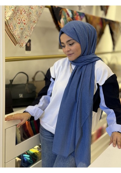 La Boutique Be Happy Şal İndigo Çok Renkli