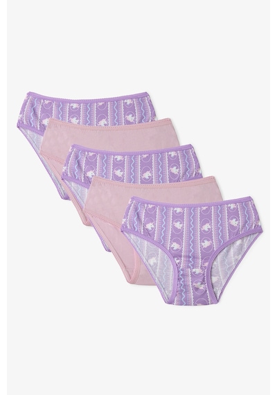 Penti Pembe Kız Çocuk Sleepycorn Pamuklu 5'li Slip Külot