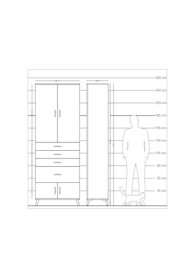 Arges Dolap 2 Raflı 4 Çekmeceli 4 Kapaklı 88x30x243 Antrasit-... Antrasit Arges Dolap 2 Raflı 4 Çekmeceli 4 Kapaklı 88x30x243 Antrasit-... Antrasit
