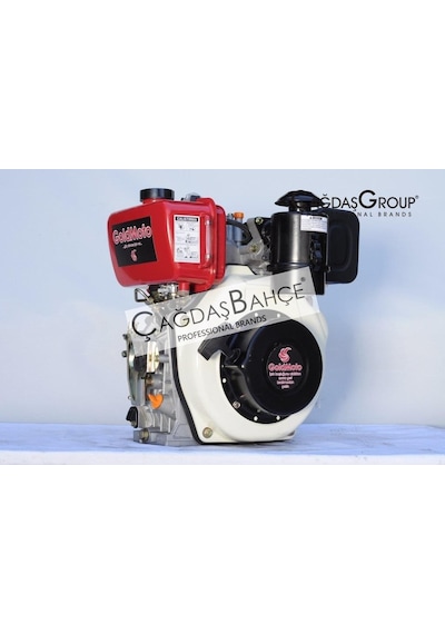Goldmoto Gm178F-C Dizel Motor 7 Hp İpli Krank Mili Kamalı