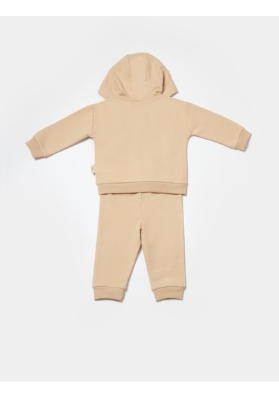 BabyCosy Organik Kapüşonlu Sweatshirt & Pantolon Seti Csy8003 001