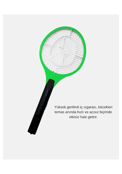 Taşınabilir Elektronik Sineklik Üç Katmanlı Güvenli Izgara Ve Kimyasız Koruma -