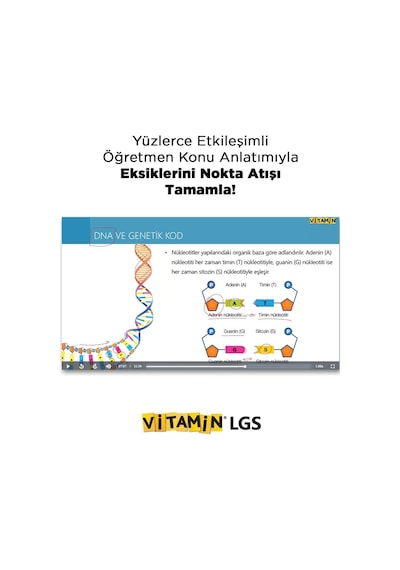 8. Sınıf LGS 2027 Sınava Hazırlık Seti (Sadece Dijital Lisans) 8. Sınıf LGS Tüm Dersler 8.000 Soru 10 Online Deneme Sınavı 30 Canlı Özel Ders + Birebir Sınav Koçluğu