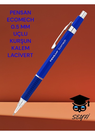 Ecomech 0.5 Mm Uçlu Kurşun Kalem Versatil Kalem Lacivert