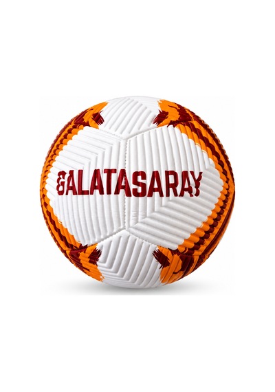 Galatasaray Lisanslı Futbol Topu No:5 Dikişli Taraftar Topu Antrenman Ve Maç Topu Beyaz