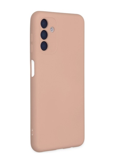 Newface Samsung Uyumlu Galaxy A04s Kılıf Nano İçi Kadife Silikon - Pudra pudra