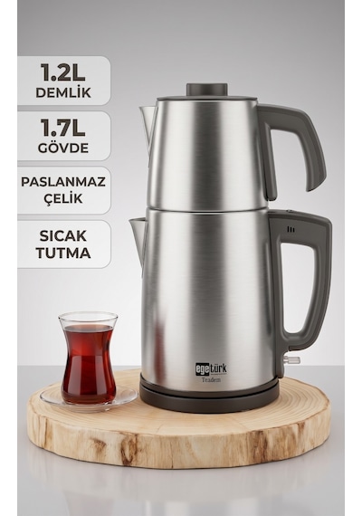 TeaDem 2000W Elektrikli Çay Makinesi ve Kettle