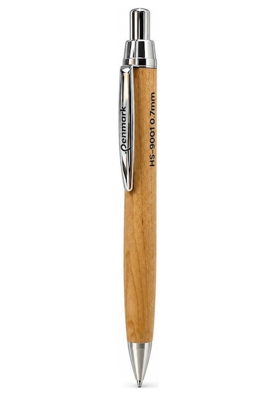 Penmark Versatil Kalem Doğal Ahşap 0.7 Mm Hs-9001 - Gümüş