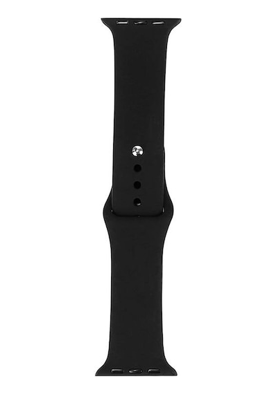 Watch 42mm Band Serisi Klasik Kordon Silikon Strap Kayış-siyah