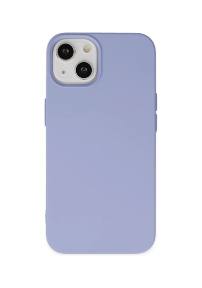 Apple Uyumlu iPhone 14 Plus Uyumlu Kılıf Nano İçi Kadife Silikon - Lila