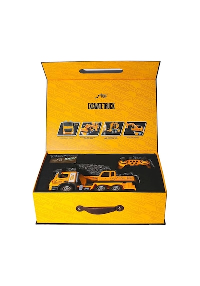 Hj8001-2 Kumandalı Metal Excavate Truck -gepettoys
