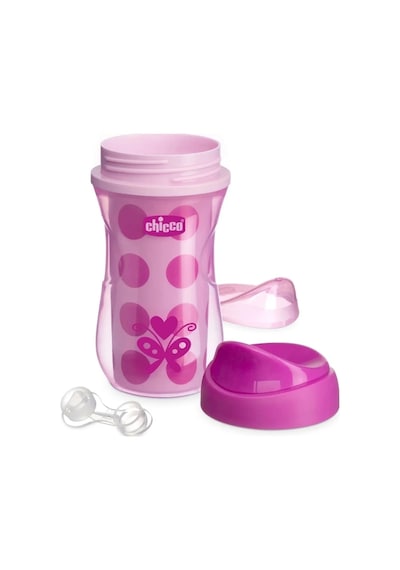 Chicco Isı Yalıtımlı Active Bardak 14 Ay+ 266 Ml - Pink Çok Renkli